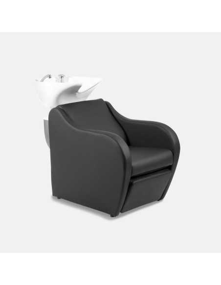 Lavatório de shampoo de cerâmica branca v2