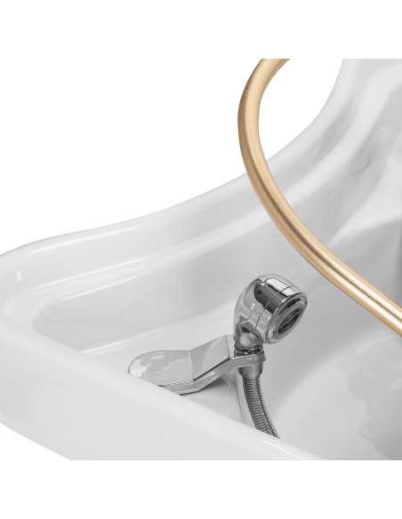 Cama Lavatório Head Spa Professional Anion Relax Pro com vapor iônico Zoom View Mixer 2