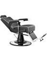 Schwarzer Vintage Lecce Friseurstuhl