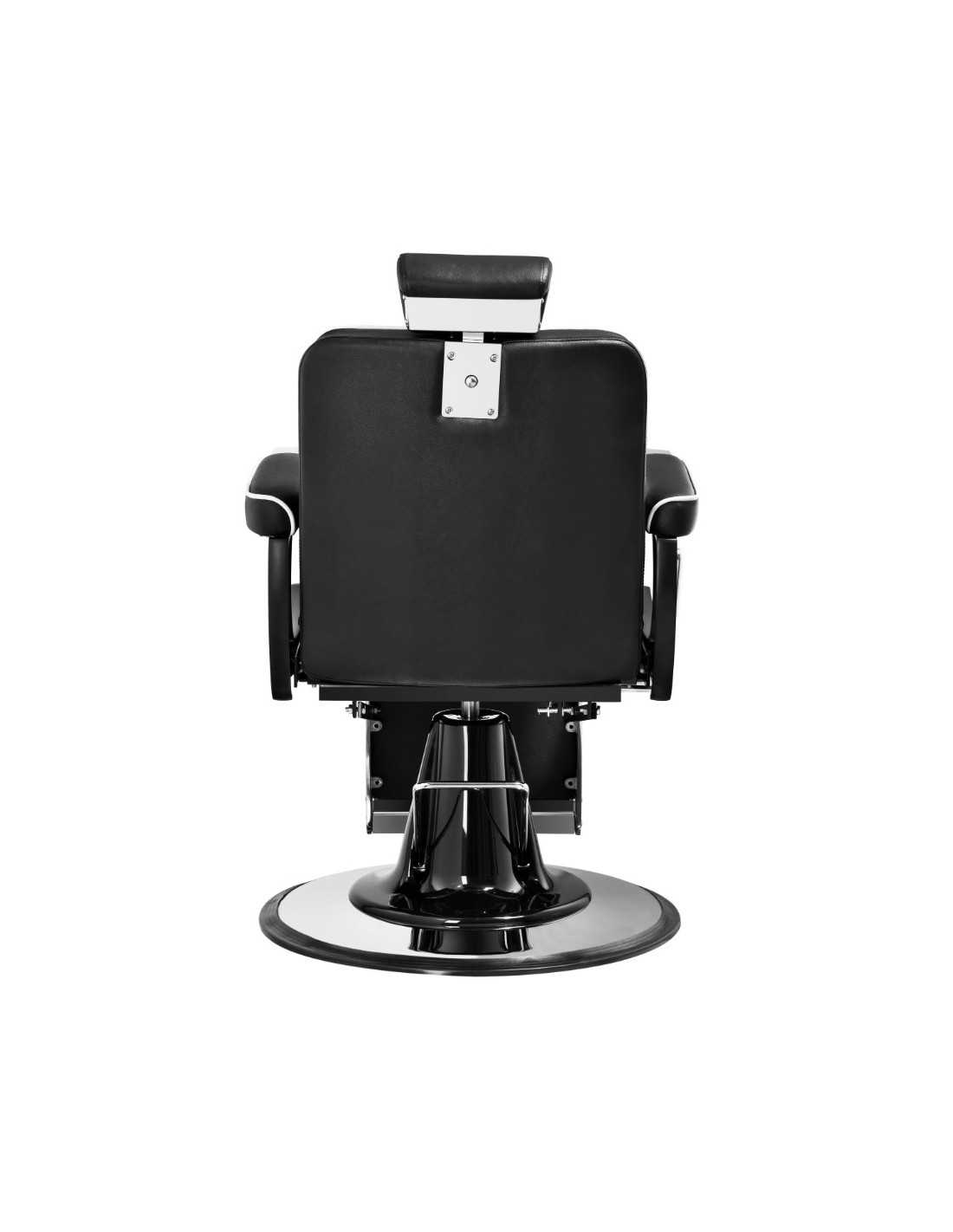Cadeira de barbeiro Lecce Moderno – Ergonomia preta e profissional