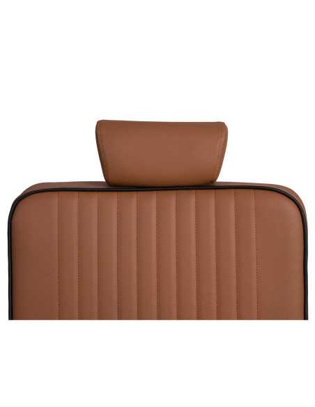 Brauner Vintage Lecce Friseurstuhl