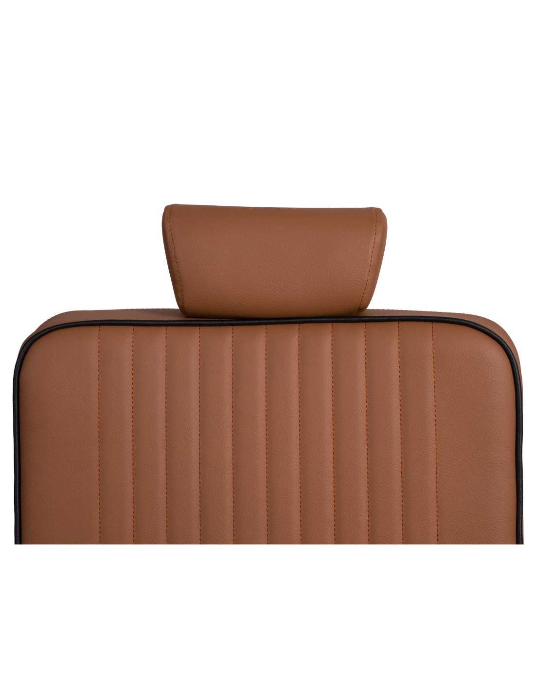 Poltrona da barbiere “Lecce Caffè” – Marrone vintage e comfort elegante