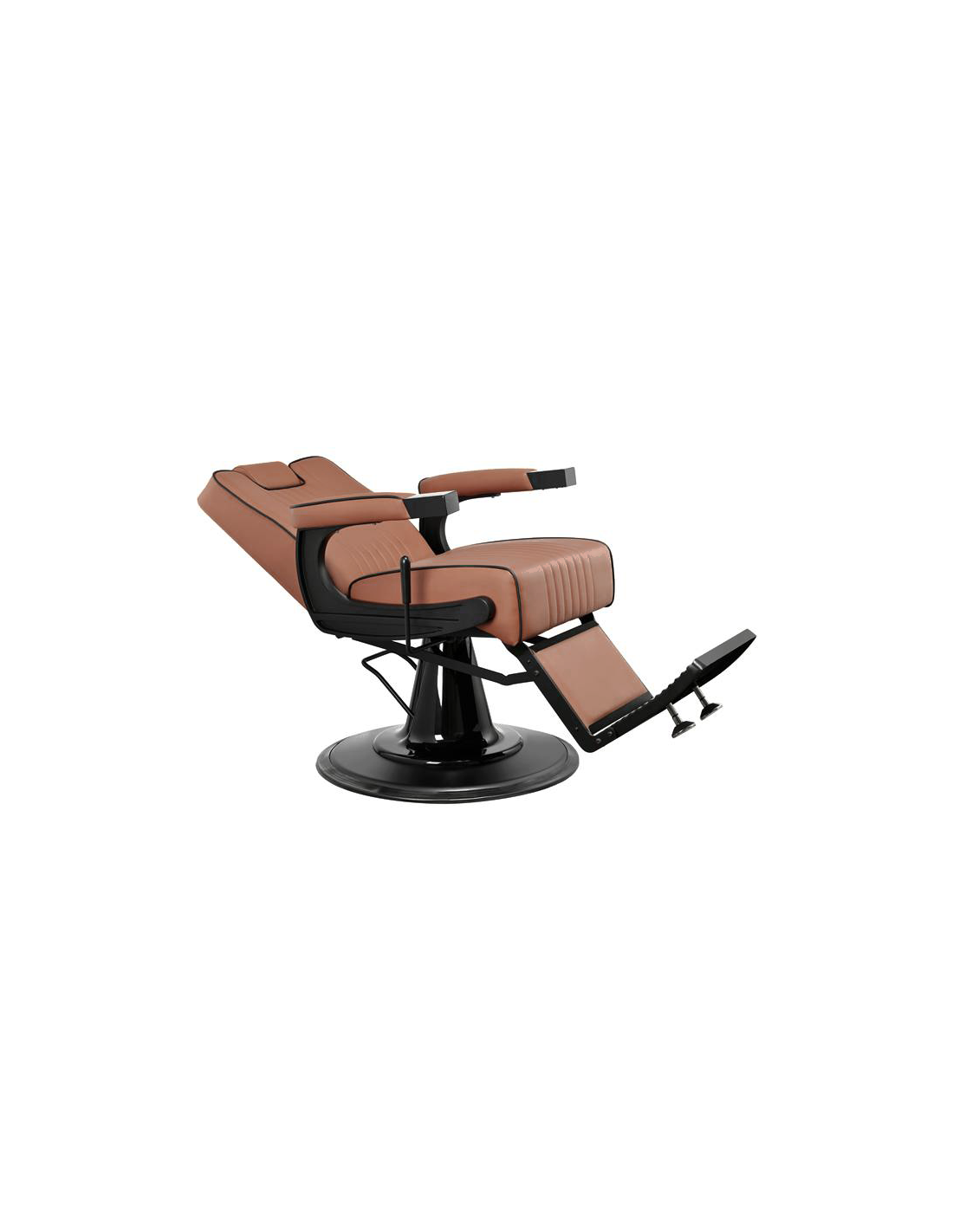 „Lecce Caffè“ Friseurstuhl – Vintage Braun & Eleganter Komfort