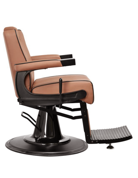 Brauner Vintage Lecce Friseurstuhl