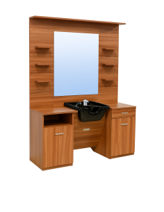 Mobiliario de barbería Poste Barber shop Arizona - Lavabo integrado