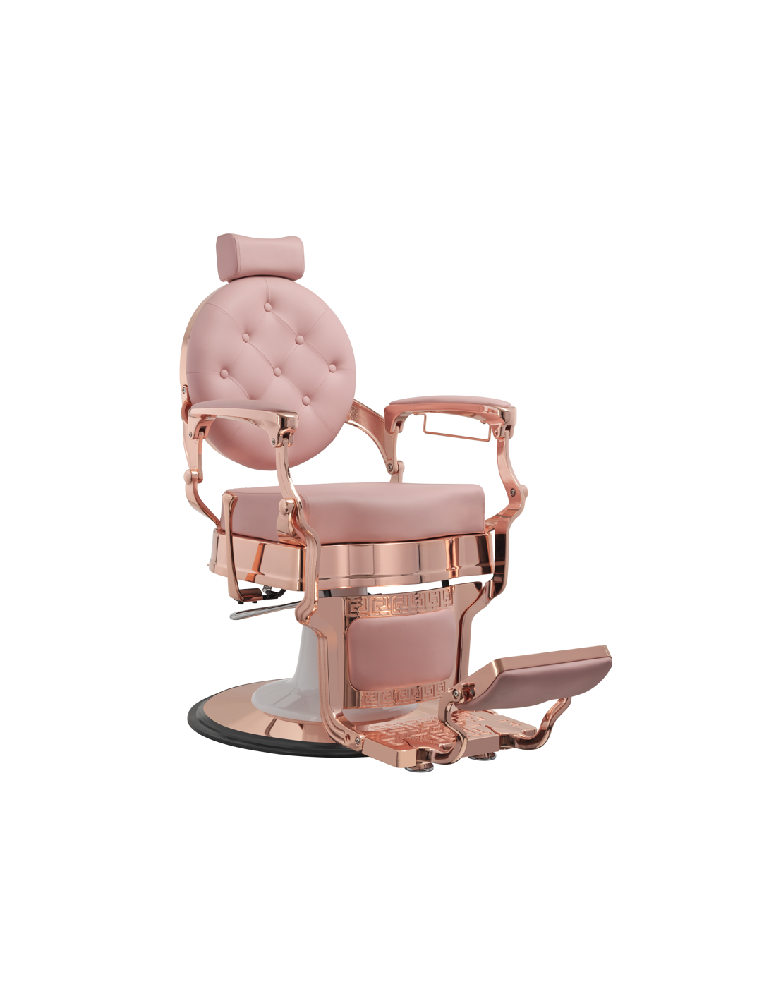 Poltrona da barbiere rosa Florence