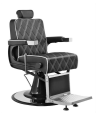 Vintage Lecce Black Barber Chair Side View