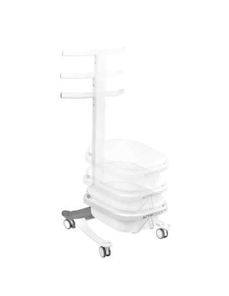Comfort pedicurebak op wielen met liftfunctie
