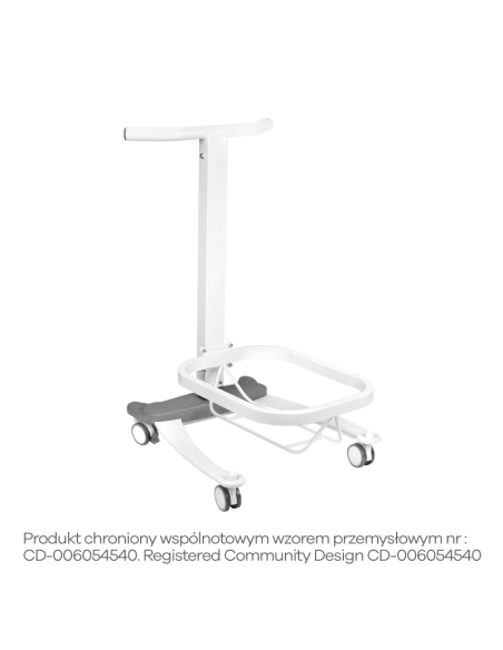 Comfort pedicurebak op wielen met liftfunctie
