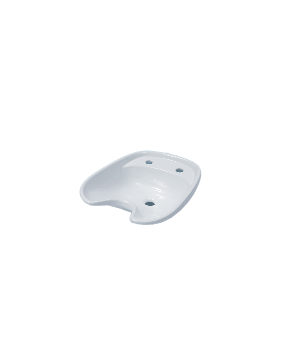 Witte shampoobak