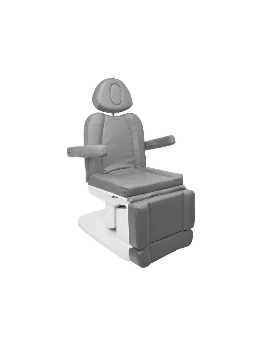 Fauteuil Pédicure Électrique Chauffant Ancona Gris 4 Moteurs Pro 