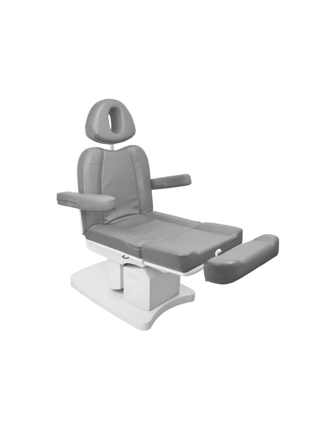 Fauteuil Pédicure Électrique Chauffant Ancona Gris 4 Moteurs Pro 