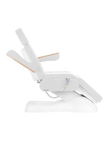 Sillón Estético Eléctrico Firenze 273B Madera Blanca 3 Motores Pro