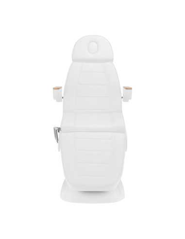 Firenze 273B Elektrische Esthetische Fauteuil Wit Hout 3 Motoren Pro
