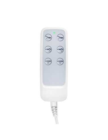 Sillón Estético Eléctrico Firenze 273B Madera Blanca 3 Motores Pro