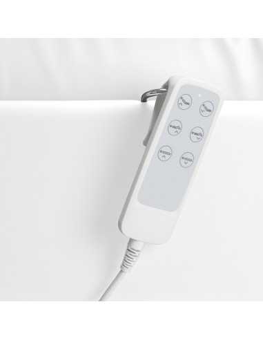 Sillón Estético Eléctrico Firenze 273B Madera Blanca 3 Motores Pro