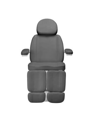 Sillón eléctrico estético Torino Pro de 2 motores en gris y blanco