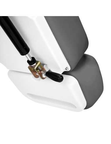 Sillón eléctrico estético Torino Pro de 2 motores en gris y blanco