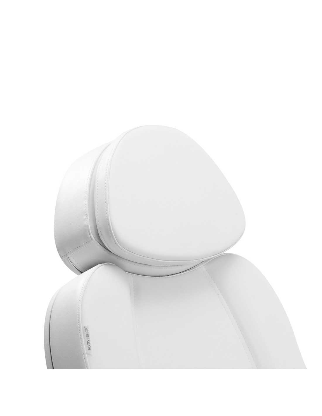 Fotel Roma White Electric Aesthetic z 3 silnikami i pedałami Pro