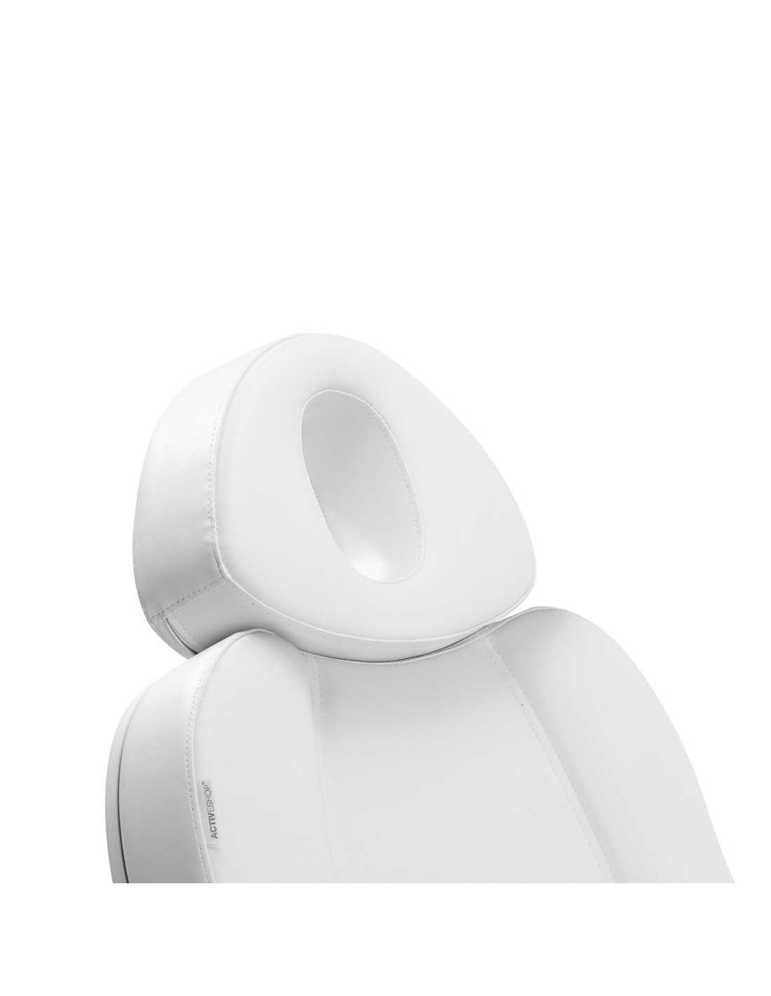 Fotel Roma White Electric Aesthetic z 3 silnikami i pedałami Pro