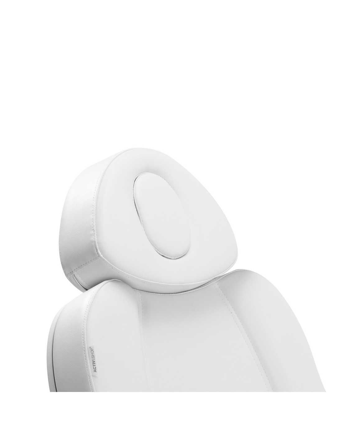 Fotel Roma White Electric Aesthetic z 3 silnikami i pedałami Pro