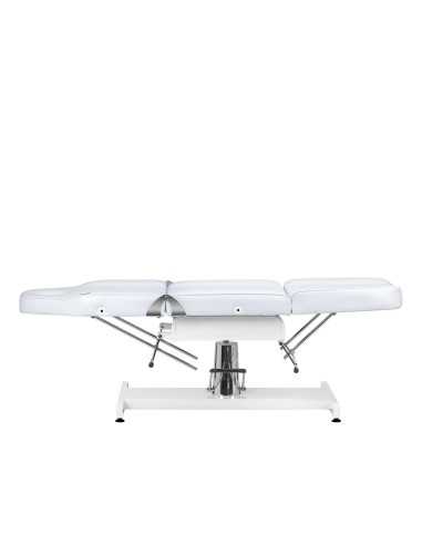Fauteuil Esthétique Manuale Hydraulique Blanc Pivotant Pro 