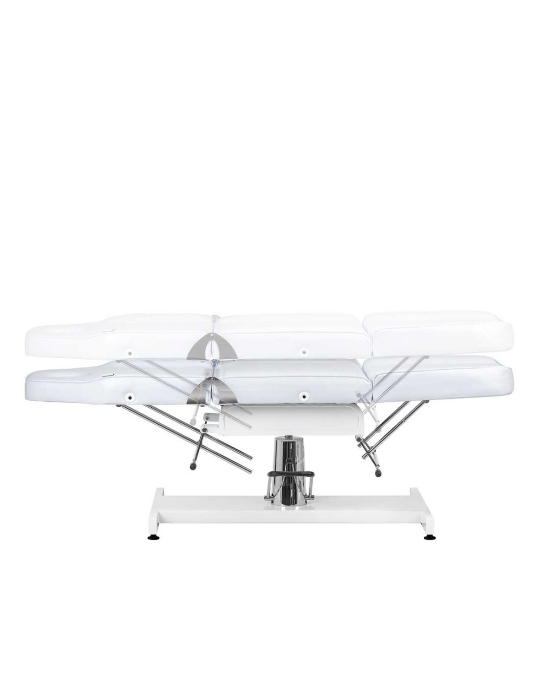 Fauteuil Esthétique Manuale Hydraulique Blanc Pivotant Pro 