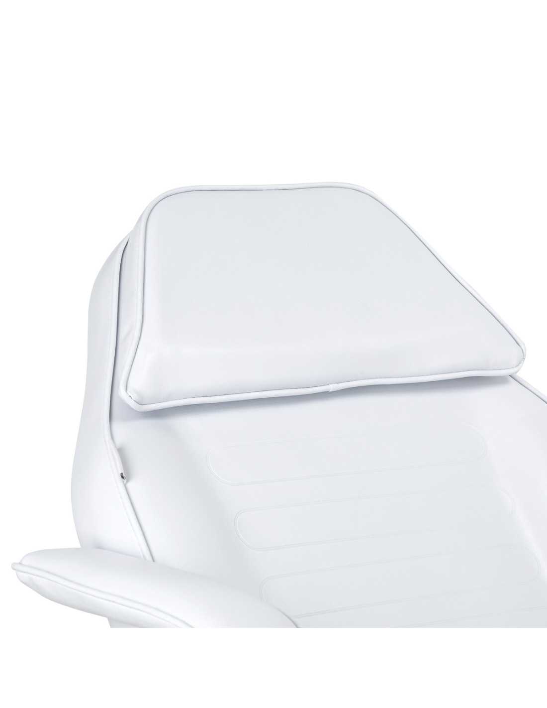 Sillón de belleza profesional giratorio hidráulico manual blanco