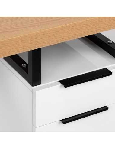 Table de Manucure Venezia Lux Bois & Noir 