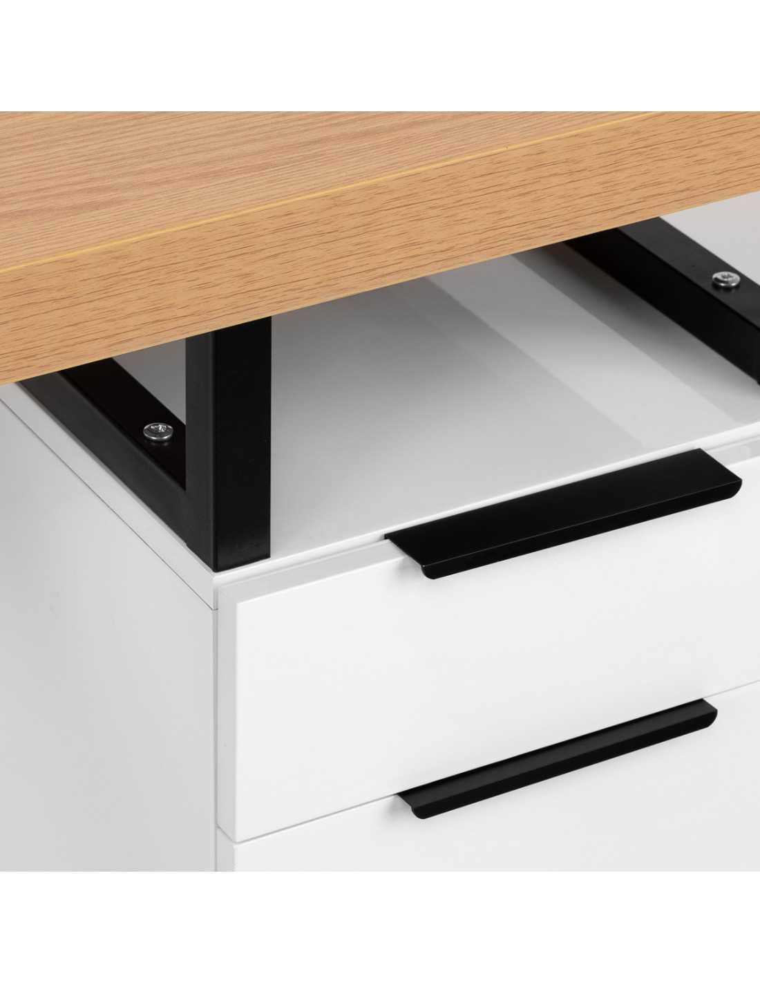 Table de Manucure Venezia Lux Bois & Noir 