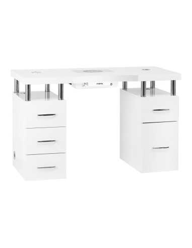 Venezia Lux Professional Manicure Table Italian Elegance White