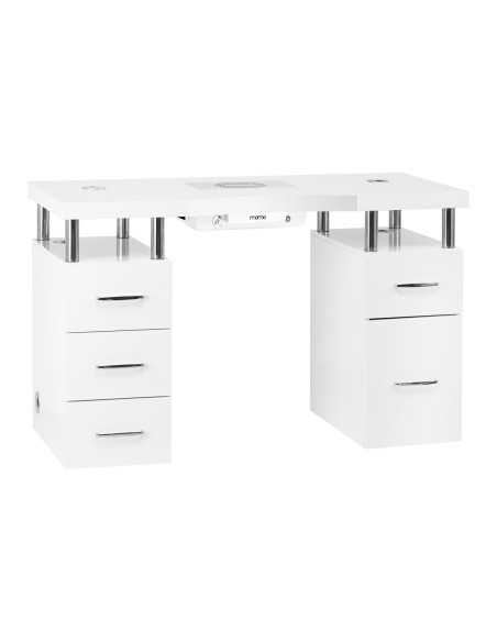 Venezia Lux Professional Manicure Table Italian Elegance White