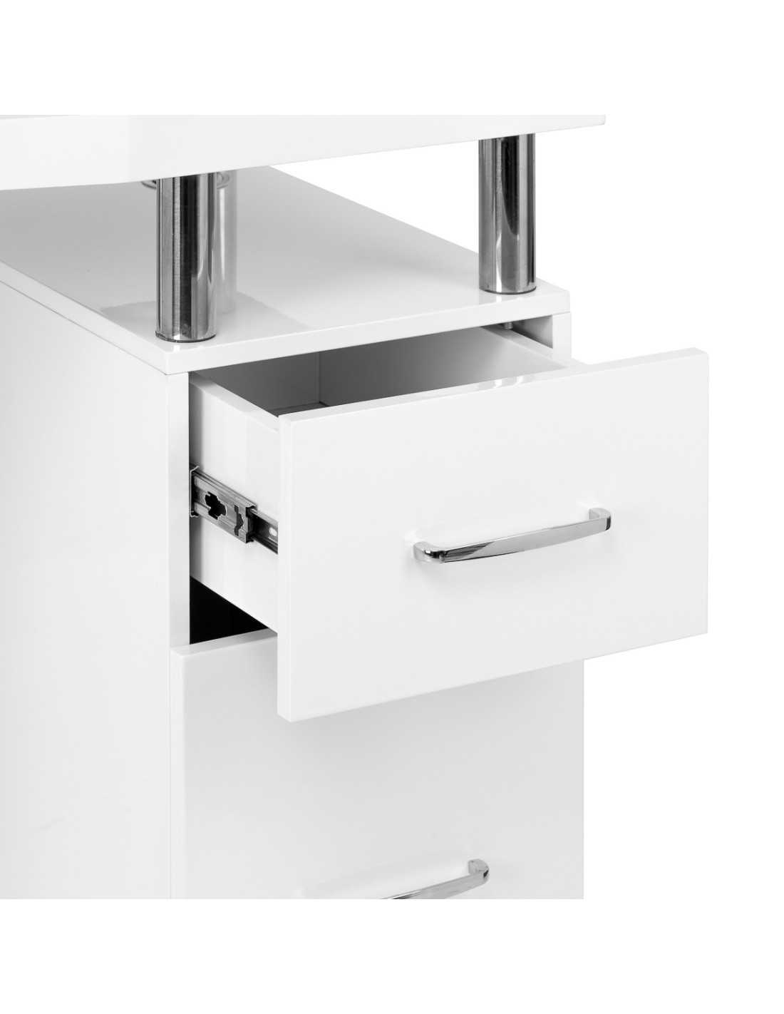 Mesa de manicura profesional Venezia Lux Italian Elegance Blanca