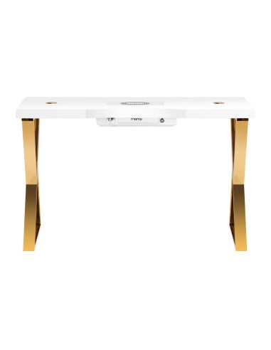 Tavolo per manicure Gold Air 48W con aspirapolvere integrato e gambe incrociate