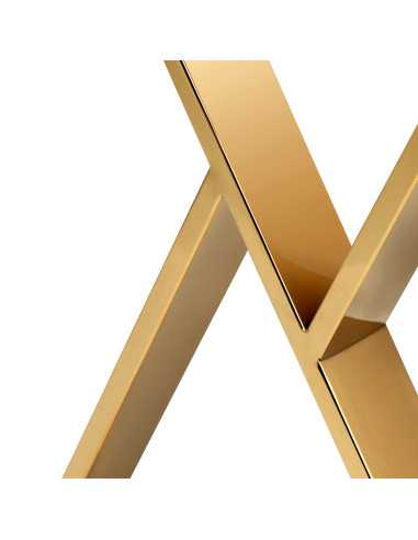 Stolik do manicure Gold Air 48W z wbudowanym odkurzaczem i skrzyżowanymi nogami