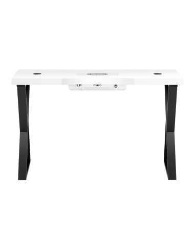 Table manucure aspirante Épure Noir Air 48W pieds croisés 