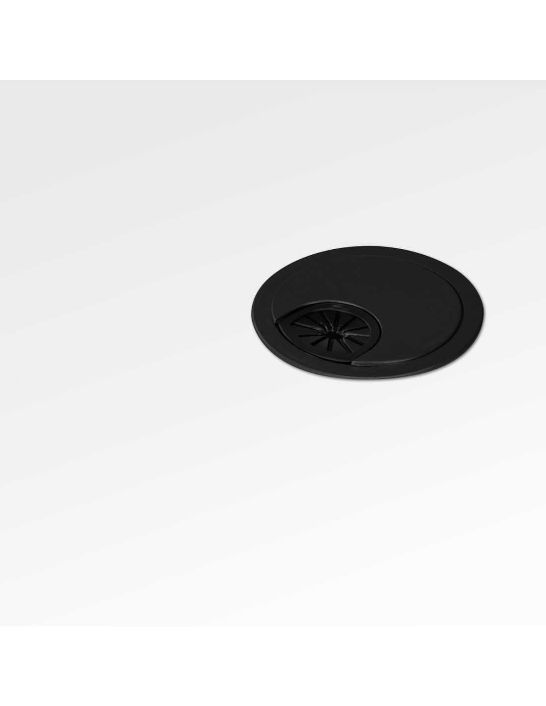 Table manucure aspirante Épure Noir Air 48W pieds croisés 