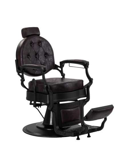 Fauteuil Barbier Cavaleset – Marron Foncé Vintage Pro 