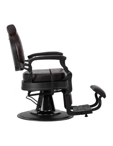 Cavaleset kappersstoel – donkerbruin vintage Pro