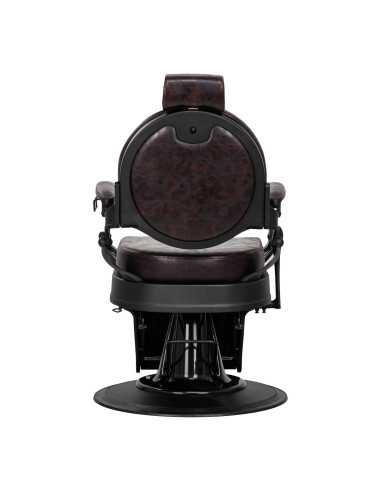 Poltrona da barbiere Cavaleset – Marrone scuro Vintage Pro