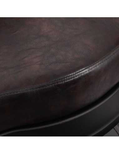 Cadeira de barbeiro Cavaleset – Marrom escuro Vintage Pro