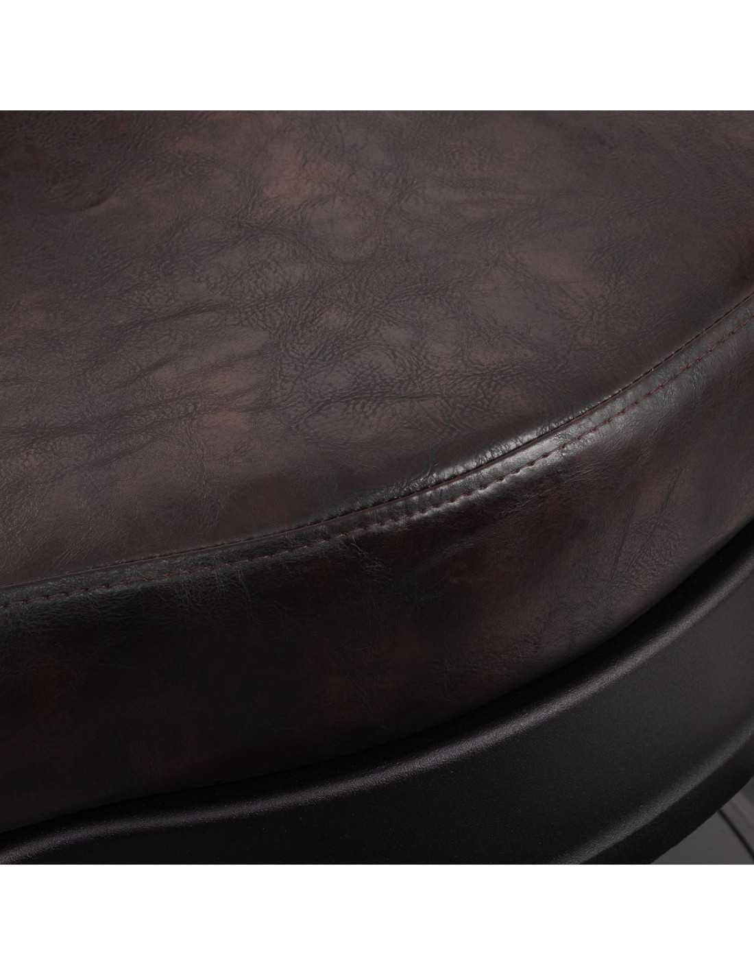 Fauteuil Barbier Cavaleset – Marron Foncé Vintage Pro 