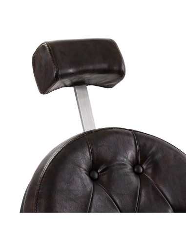 Poltrona da barbiere Cavaleset – Marrone scuro Vintage Pro