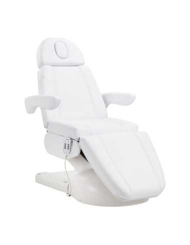 Poltrona elétrica estética Milano White com 3 motores Pro