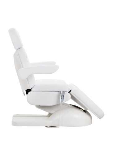 Poltrona elétrica estética Milano White com 3 motores Pro