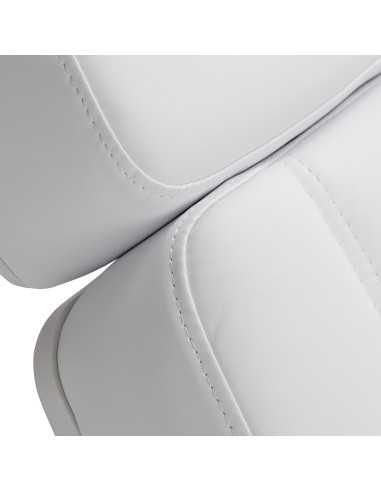 Poltrona elétrica estética Milano White com 3 motores Pro
