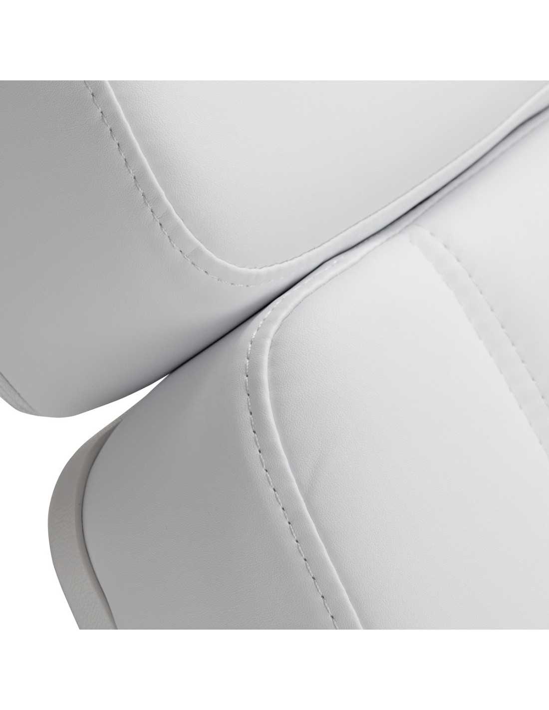 Poltrona elétrica estética Milano White com 3 motores Pro