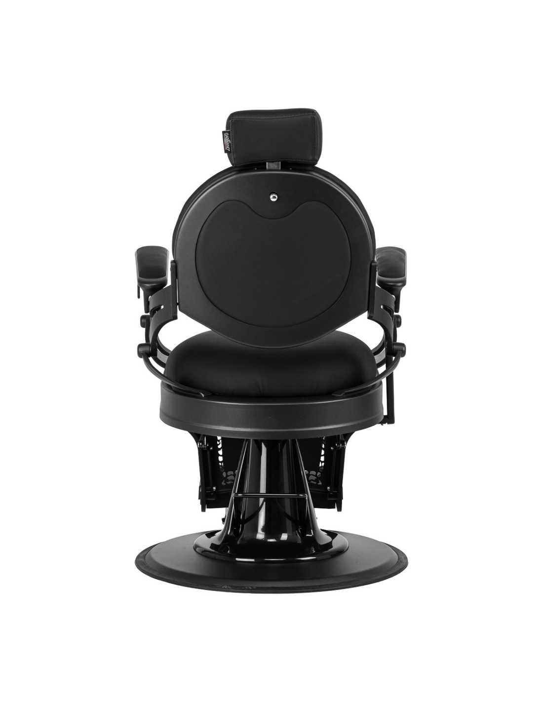 Poltrona da barbiere GIULIANO Nero – Total Black & Eleganza Minimalista