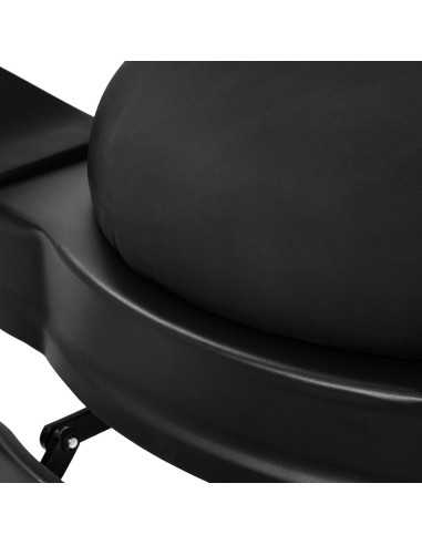 Poltrona da barbiere GIULIANO Nero – Total Black & Eleganza Minimalista