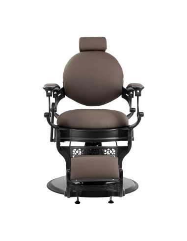 GIULIANO Caffè Barber chair – Vintage Brown & Artisanal Warmth 